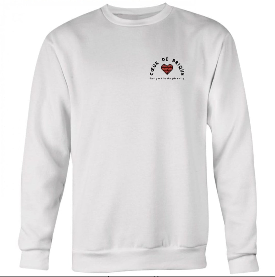 Sweat manches longues BLANC - CDB