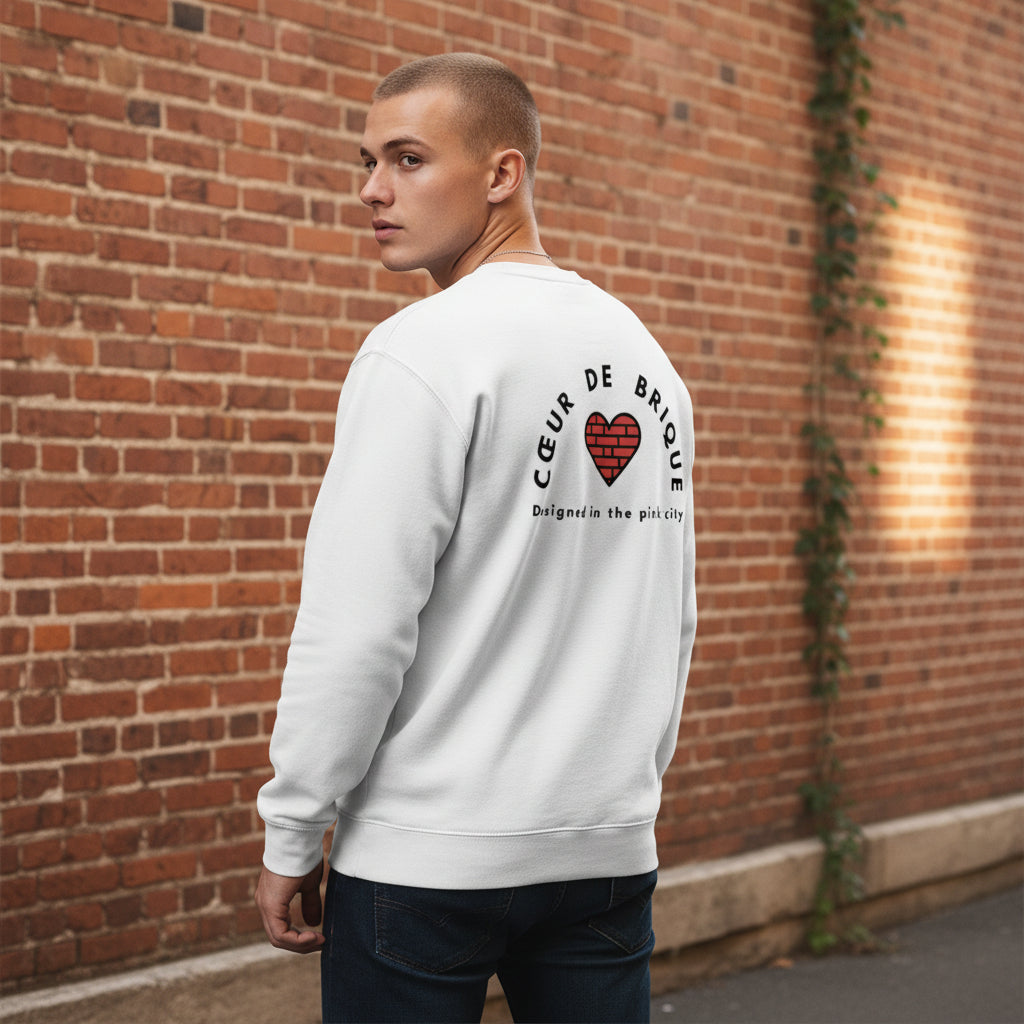 Sweat manches longues BLANC - CDB